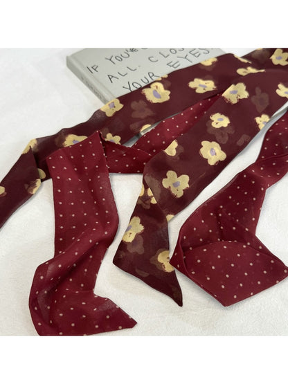 Scarvii - Boho Print Skinny Scarf