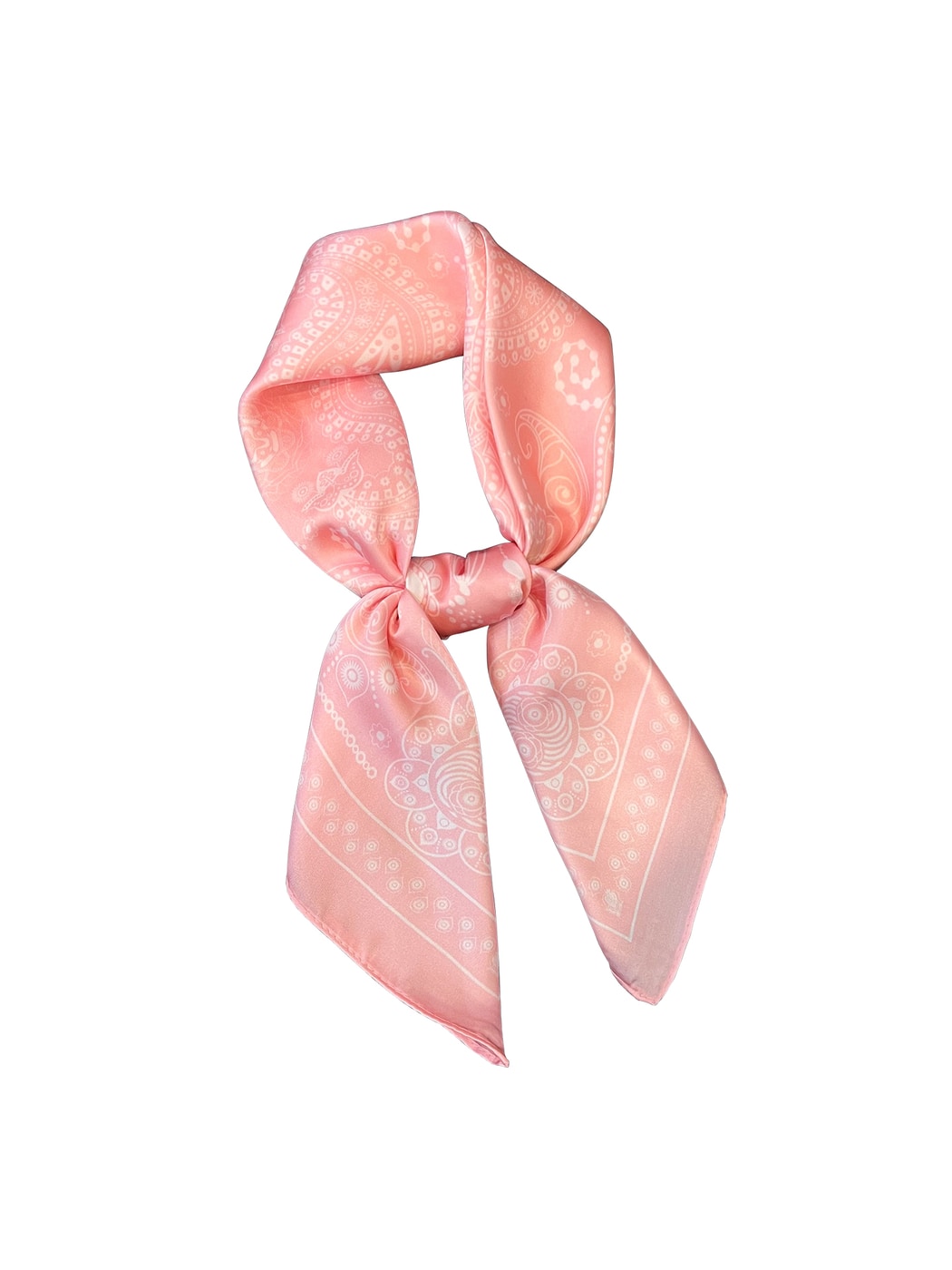 Scarvii - Vintage-Inspired Patterned Neck Square Scarf