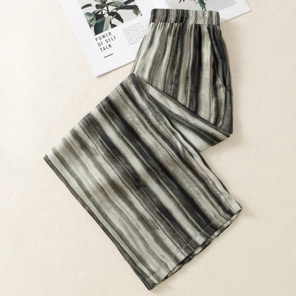 Troposa - Loose Stripe Wide-Leg Pants - Oversized & Cool