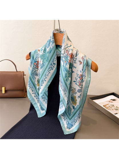 Scarvii - Vintage Botanical Border Square Scarf