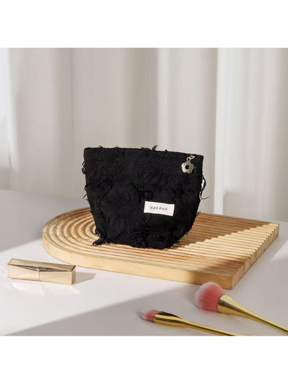 Cosbai - Black Cosmetic Handheld Bag
