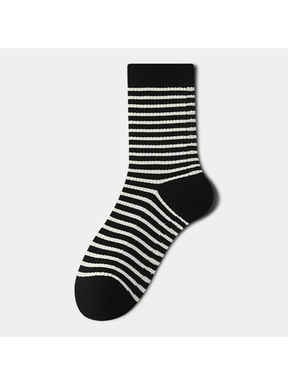 Rufia - Classic Ribbed Stripe Everyday Crew Socks product image 5