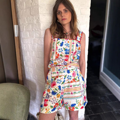 Troposa - Floral Print Tank and Shorts Set – Chic & Comfortable