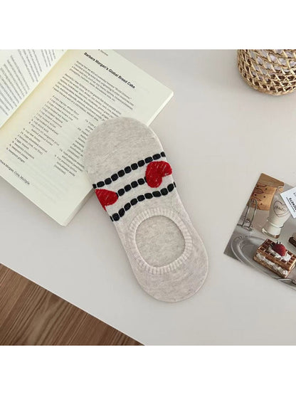 Rufia - Heart Detail No Show Socks product image 6