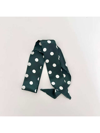 Scarvii Playful Polka Dot Skinny Scarf