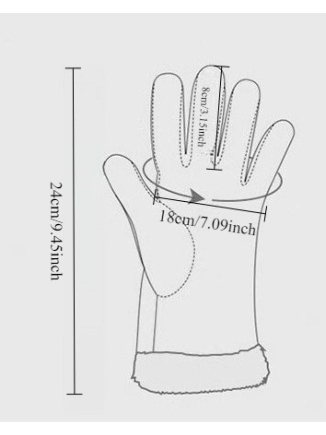 Gloving - Women's Faux Fur-Cuff Winter Gloves