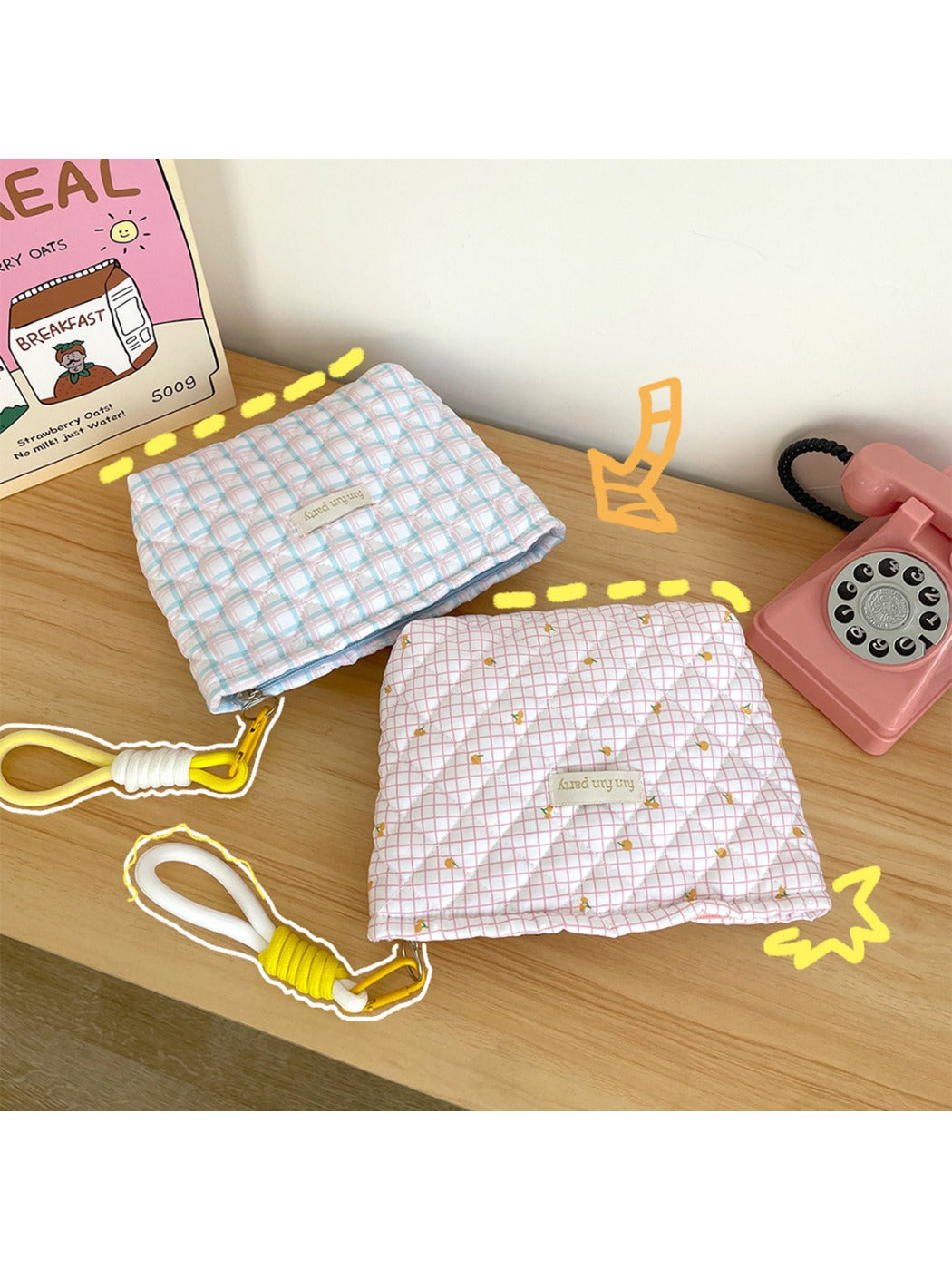 Cosbai - Zipper Pouch for Cosmetics