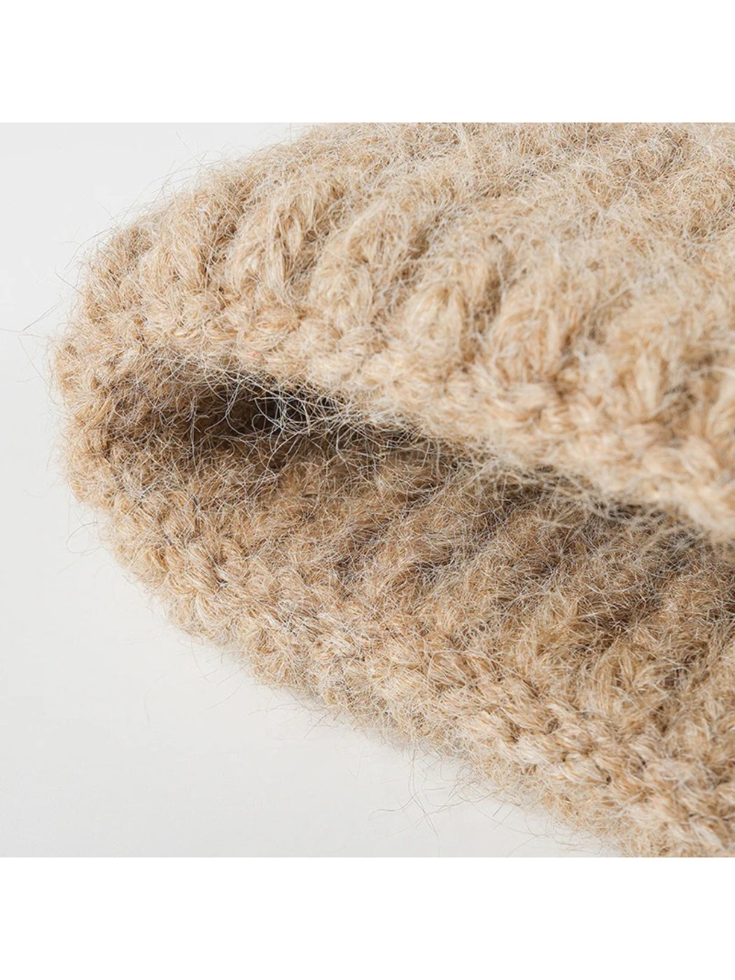 Haila - Heathered Ribbed Cuffed Knit Beanie