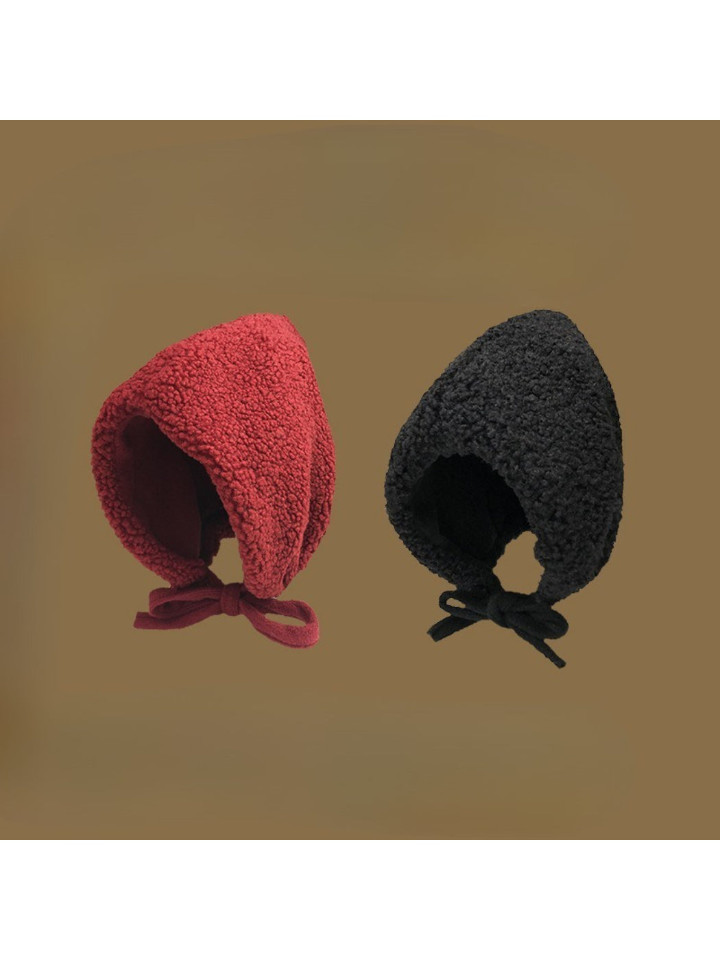 Haila - Fleece Tie-Up Winter Bonnet Hat