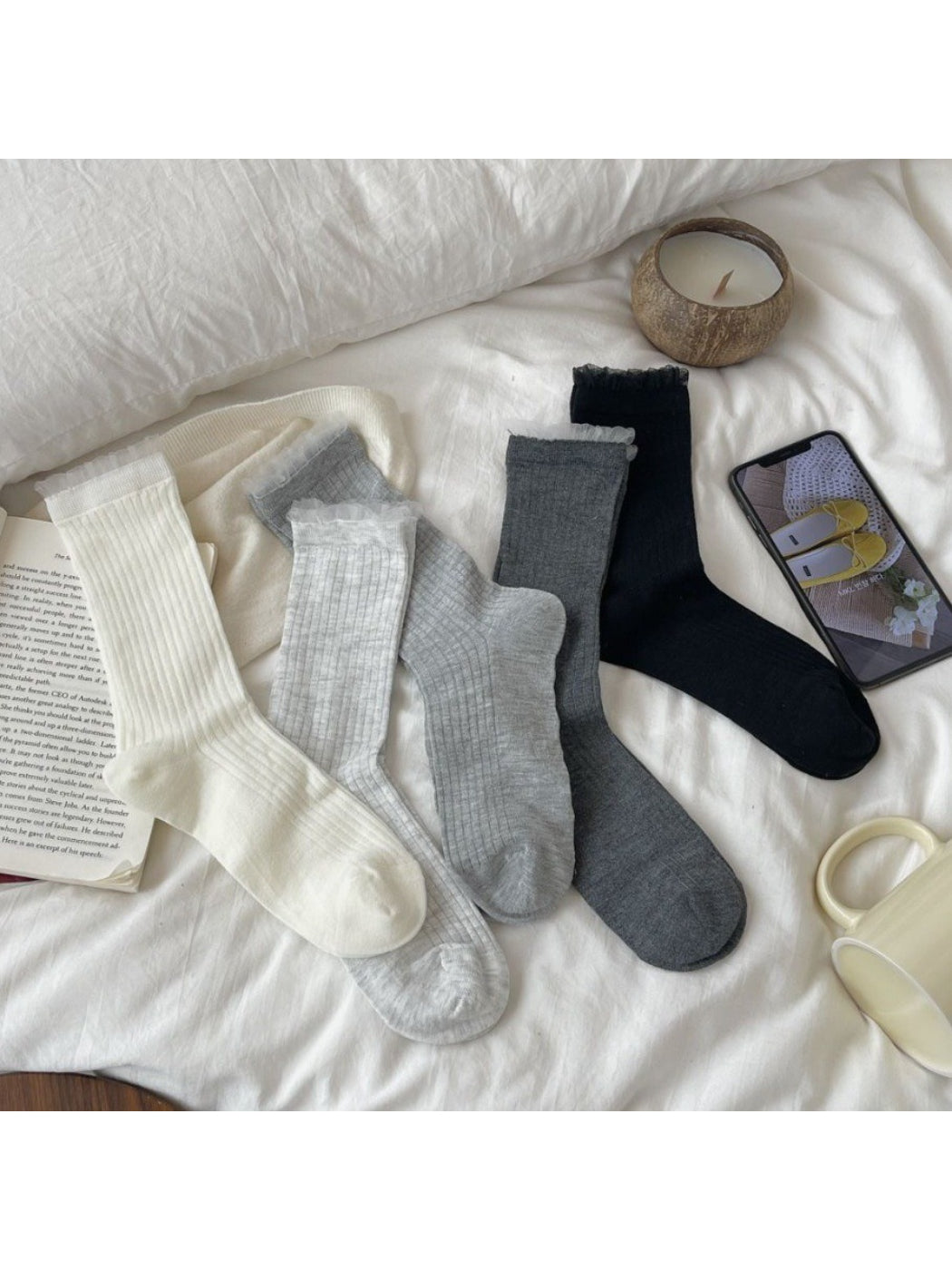 Rufia - Classic Everyday Crew Socks