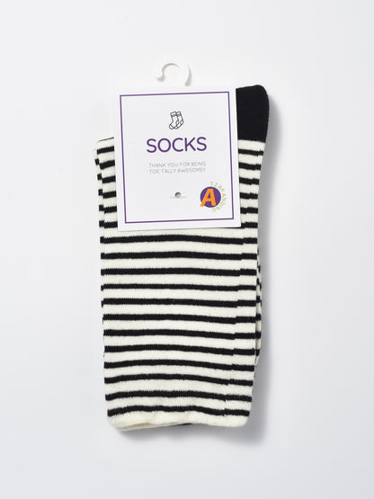 Rufia - Classic Multi Stripe Crew Socks