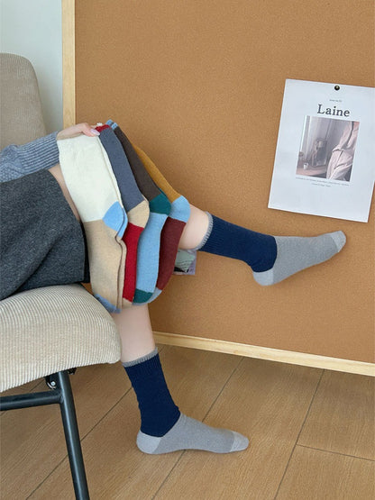 Rufia - Soft Colorblock Crew Socks