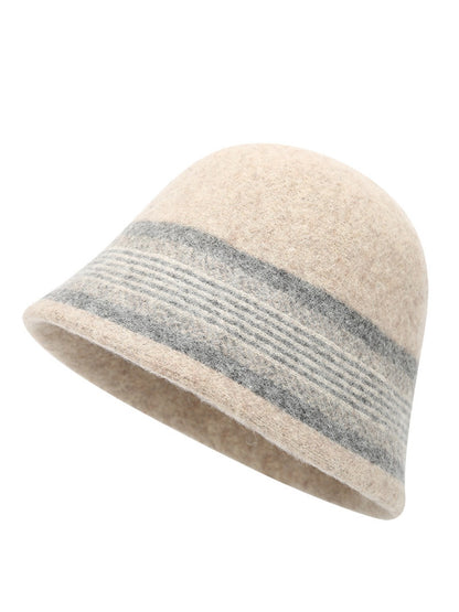 Haila – Color Block Stripe Bucket Hat