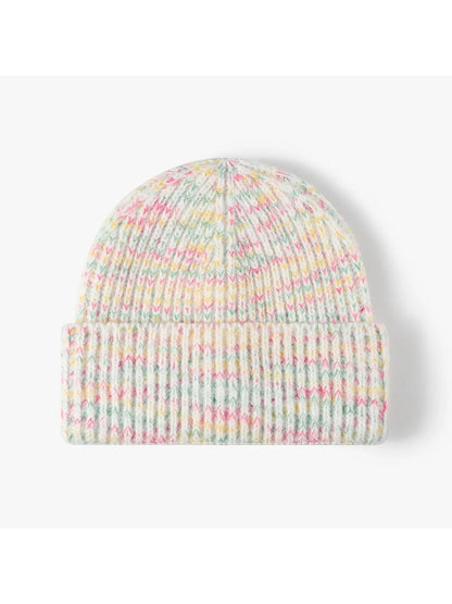 Haila - Heathered Ribbed Cuffed Knit Beanie