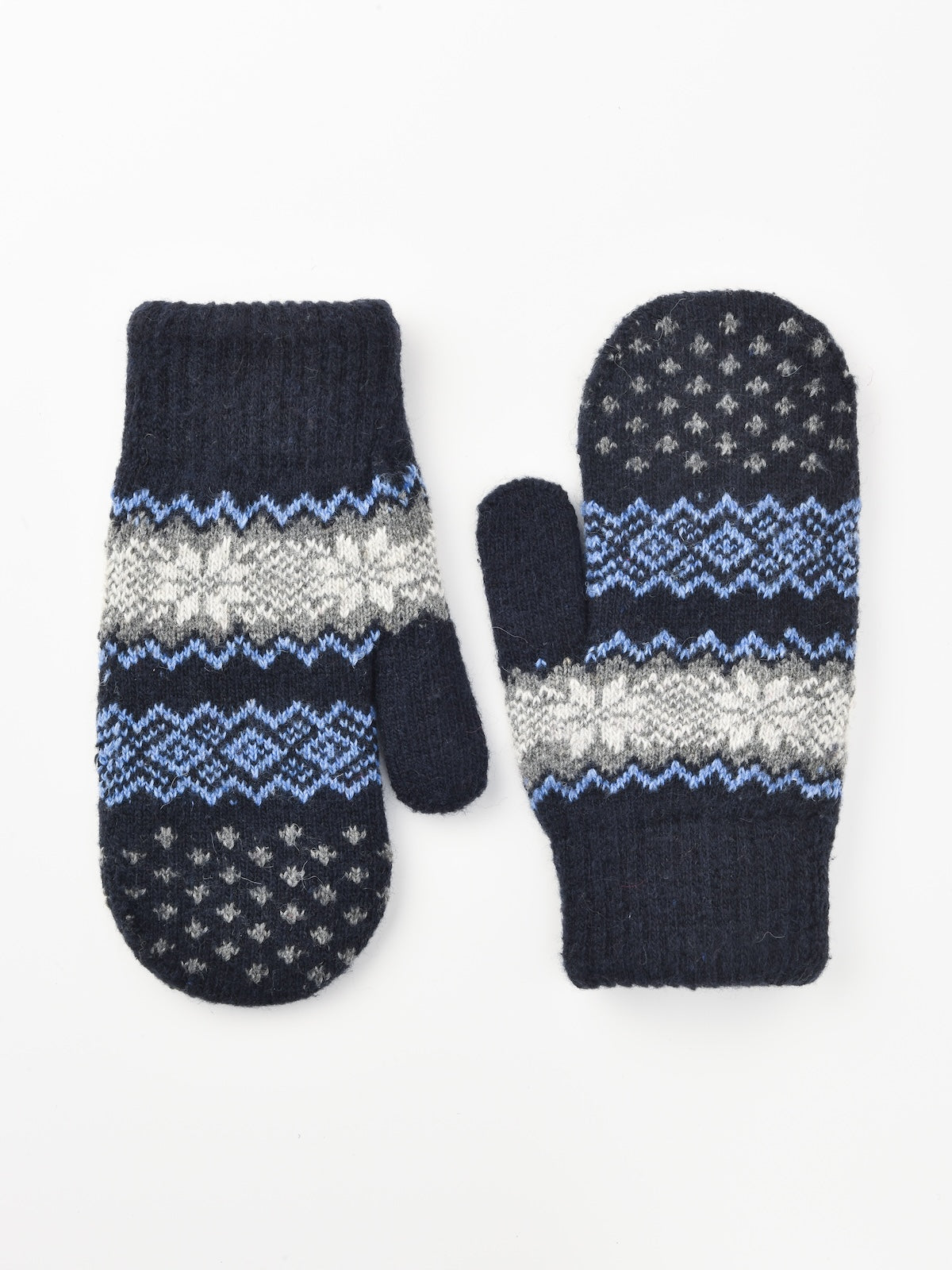 Gloving - Unisex Warm Snowflake Knit Mittens