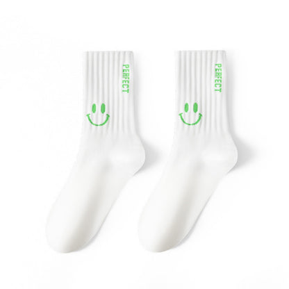 Rufia - Smiley Face Mid-Calf Socks