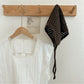 Scarvii - Vintage Knitted Triangle Scarf with Openwork Pattern