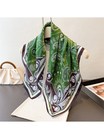 Scarvii - Bold Paisley Border Scarf