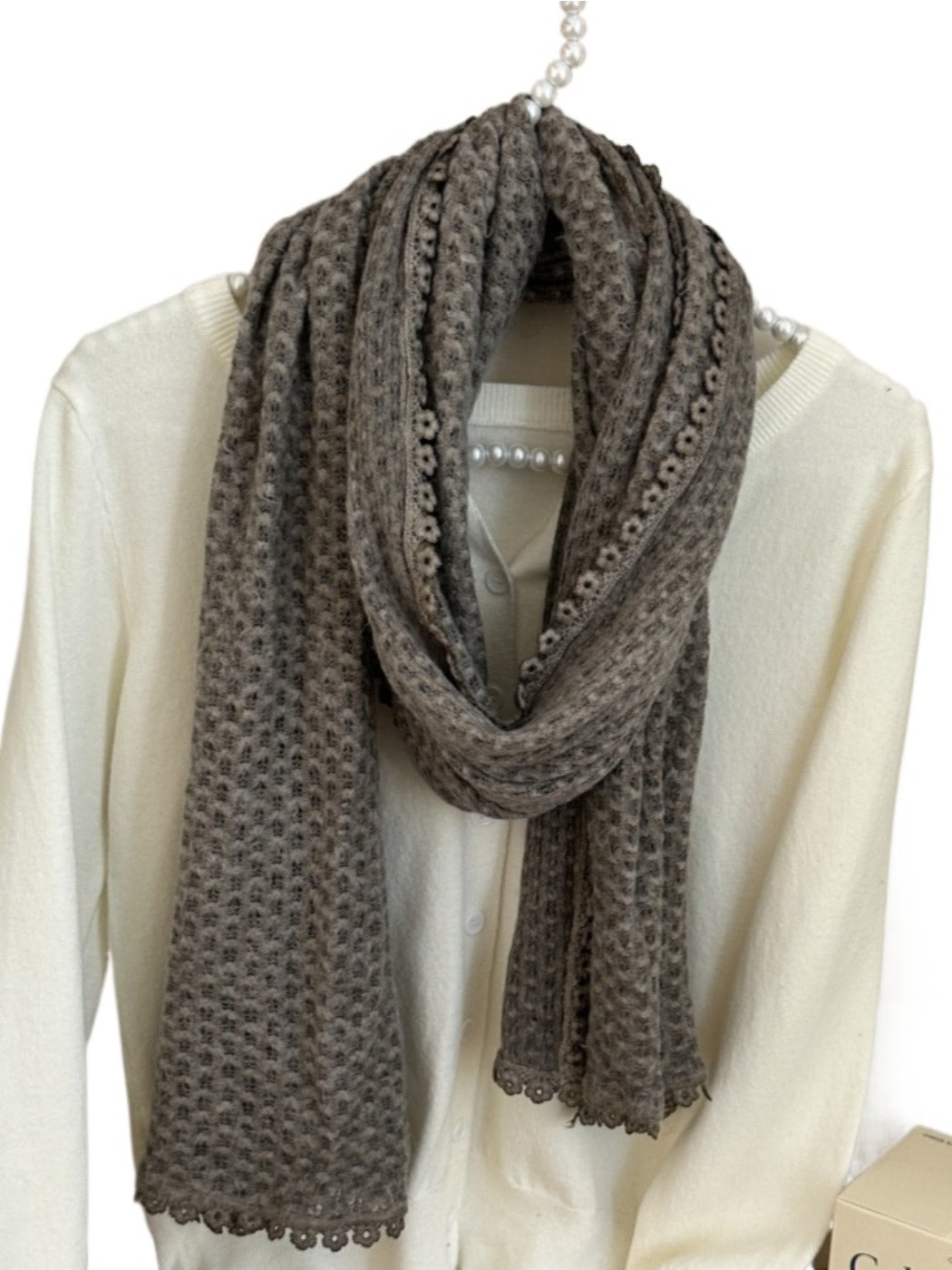 Scarvii - Cozy Versatile Minimalist Solid Color Warm Scarf