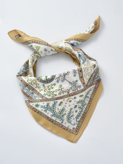 Scarvii - Vintage Pattern Square Scarf