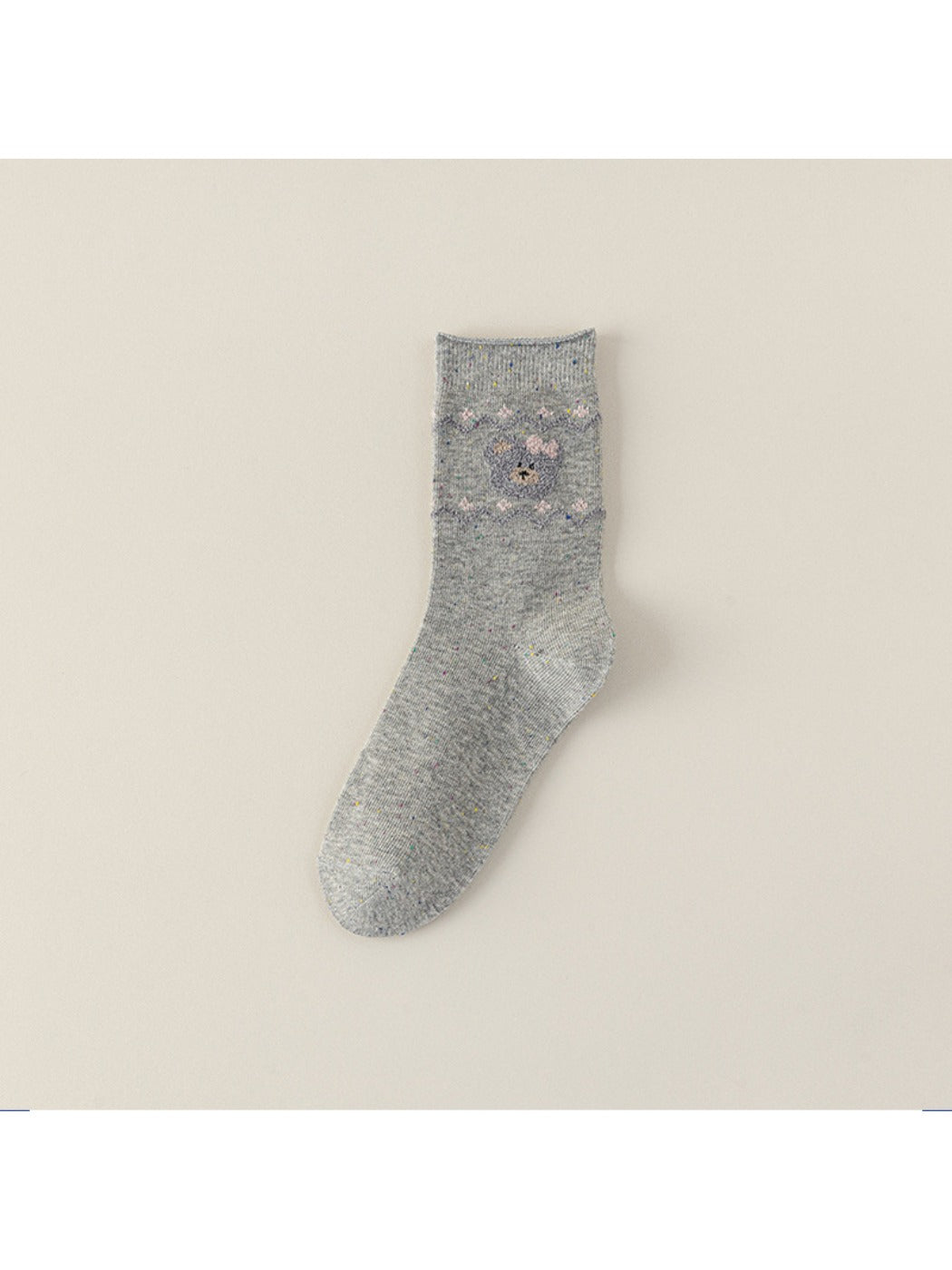 Rufia - Cute Animal Pattern Mid-Calf Socks