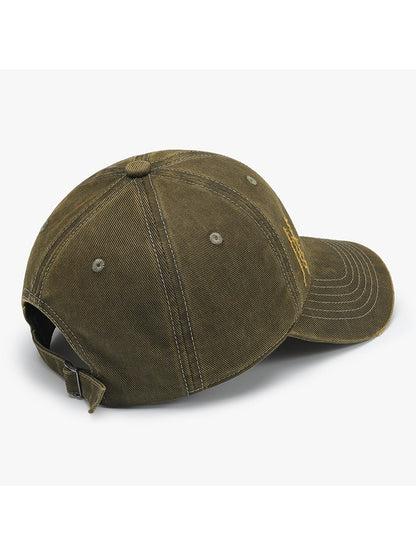 Haila - Soft Top Curved Brim Adjustable Baseball Cap