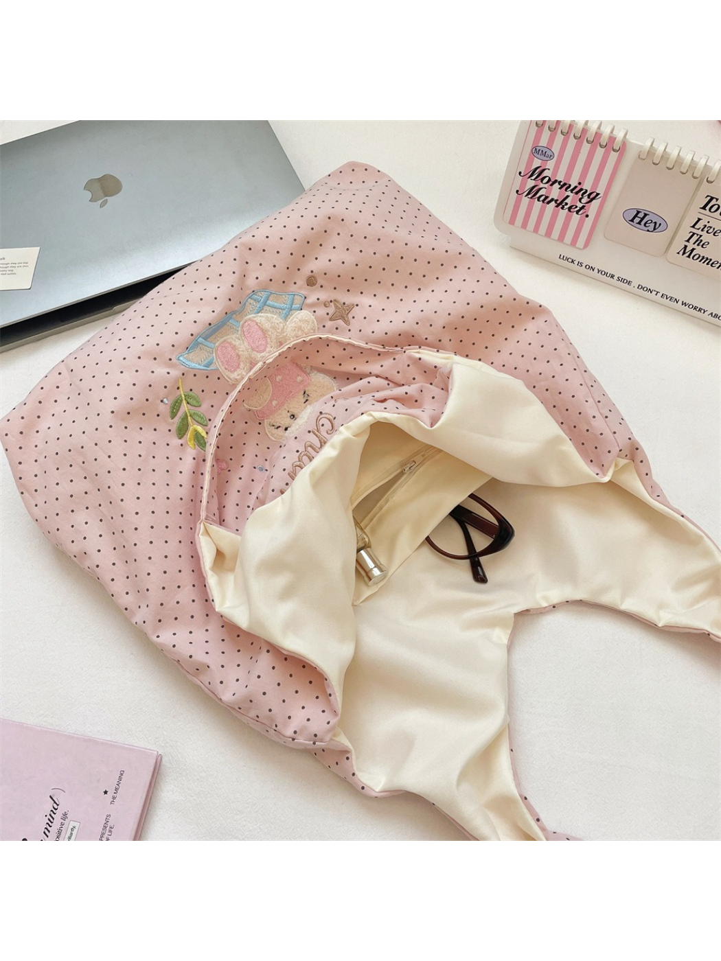 Cosbai - Sleepy Bear Shoulder Tote