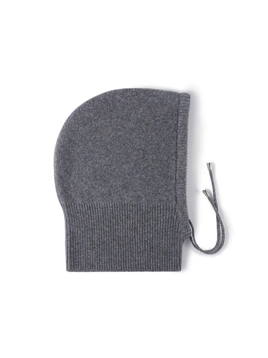 Haila - Drawstring Balaclava Hood with Ribbed Neck