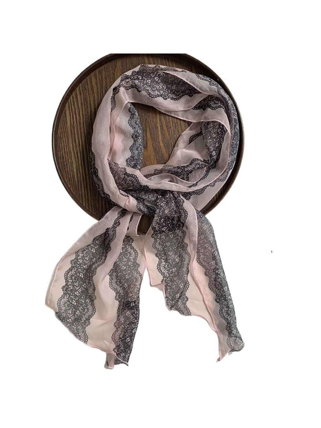 Scarvii - Lightweight Floral Print Scarf
