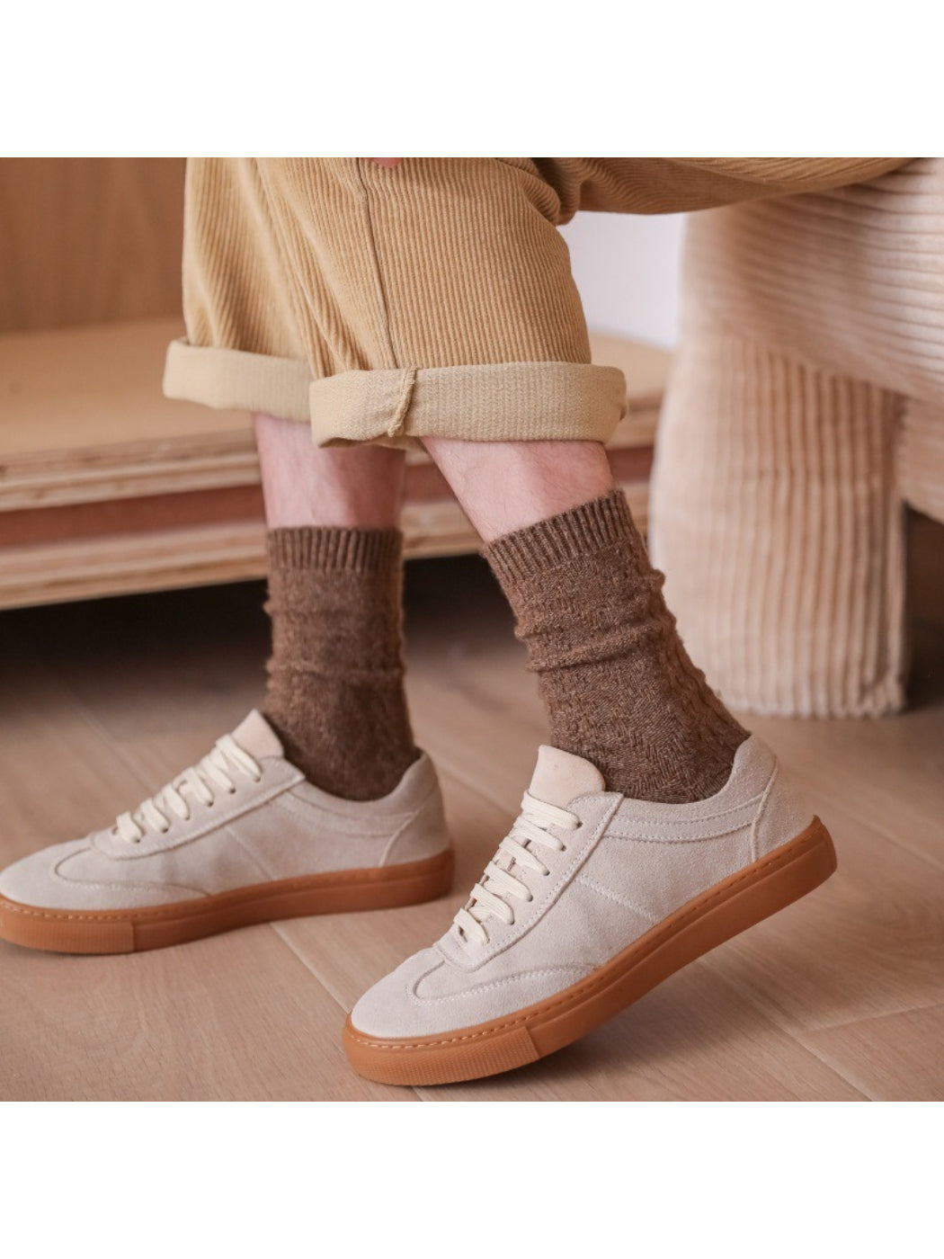 Rufia - Cable Knit Crew Socks