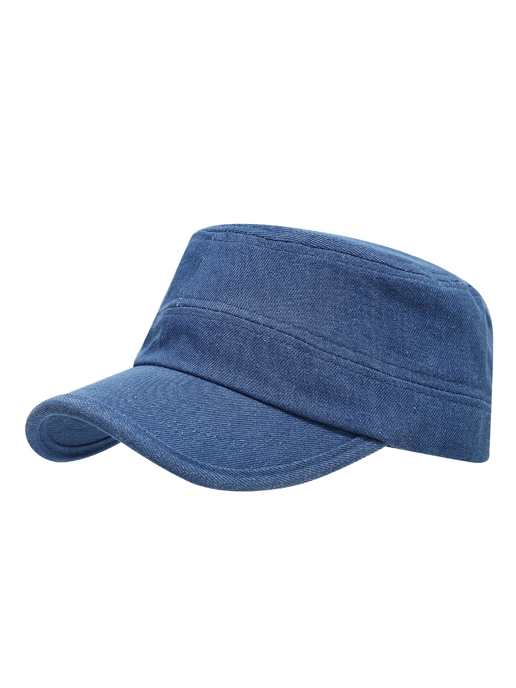 Haila - Flat Top Curved Brim Cadet Cap