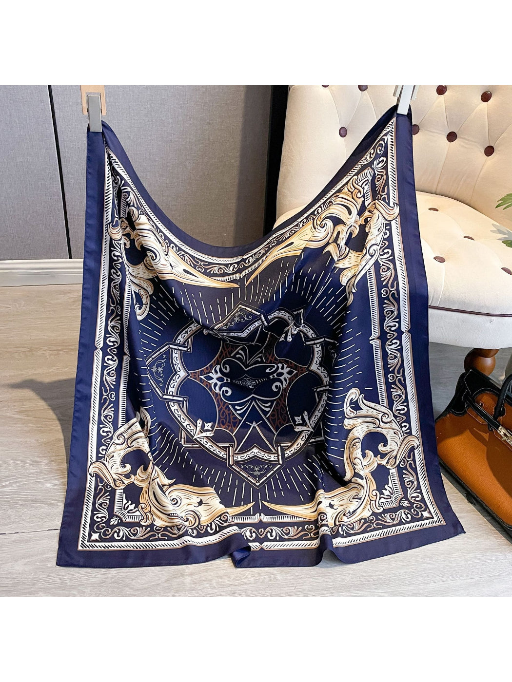 Scarvii - Baroque Crest Square Scarf