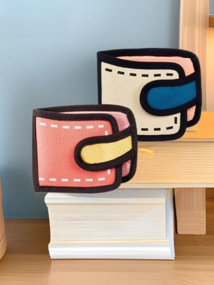 Cosbai - Cartoon Canvas Wallet Pouch