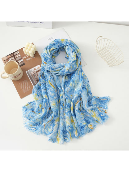 Scarvii - Dreamy Swirl Art Abstract Scarf