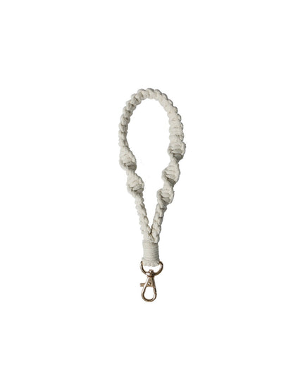 Koco Colorful Crochet Phone Lanyard Keychain for Women color options including Grey, Yellow, Purple