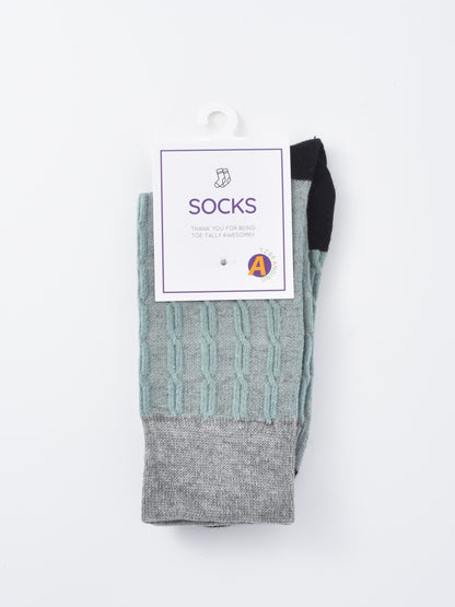 Rufia - Bold Graphic Knit Crew Socks