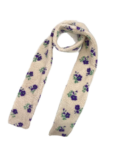 Scarvii - Floral Fleece Cozy Scarf