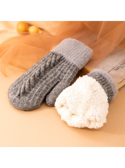 Gloving – Winter Thick Knit Mitten