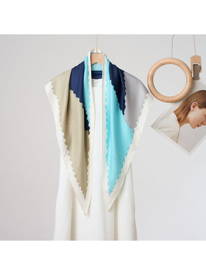 Scarvii - Modern Colorblock Elegant Triangle Bandana