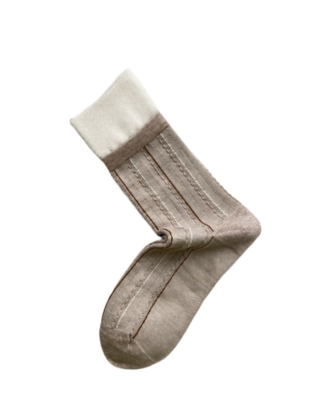 Rufia - Color-Block Mid-Calf Socks – Minimalist & Warm