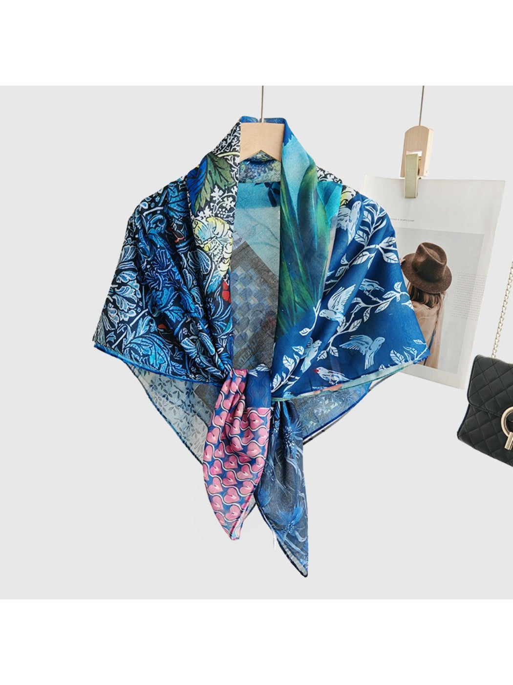 Scarvii Art Patchwork Square Scarf