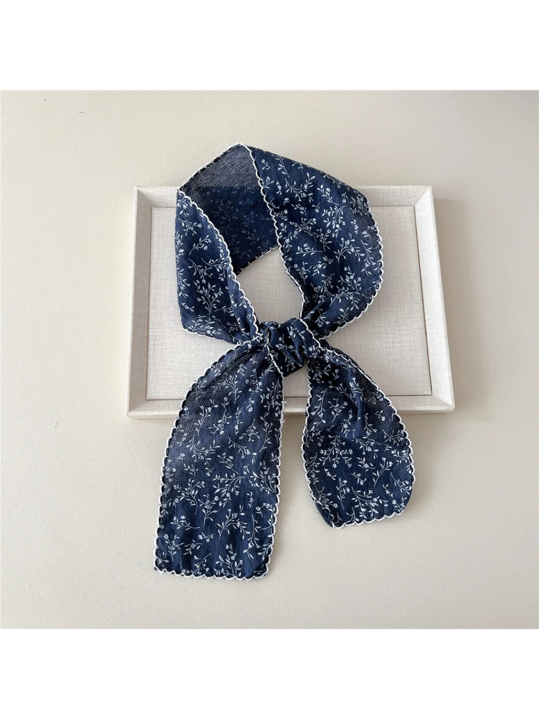 Scarvii - Floral Patchwork Narrow Scarf