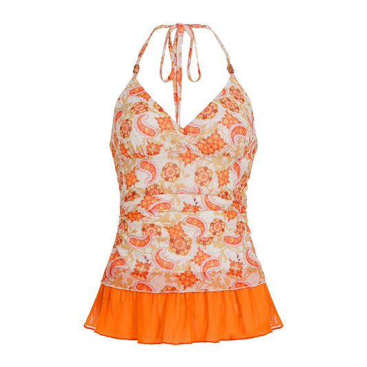 Vesty - Sheer Ruffle Cami - Playful & Flirty