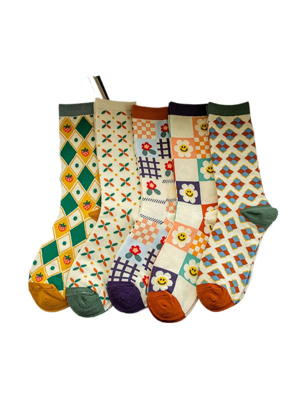 Rufia - Japanese Style Cartoon Mid-calf Socks – Playful & Cute