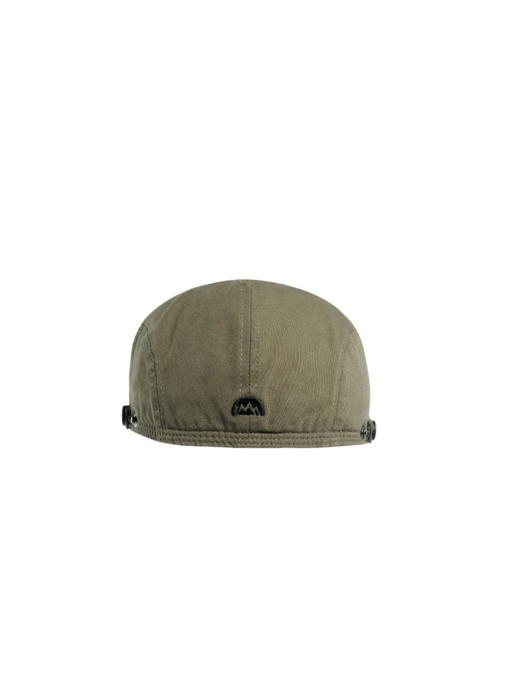 Haila - Embroidered Side Button Flat Cap