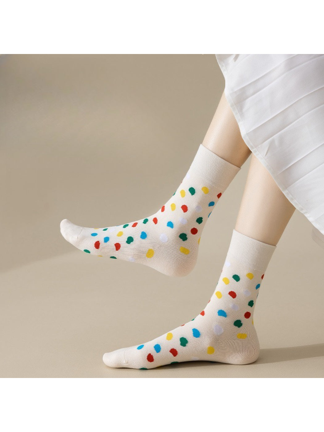 Rufia - Playful Polka Dot Crew Socks product image 2