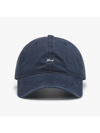 Haila - Curved Brim Round Crown Baseball Cap