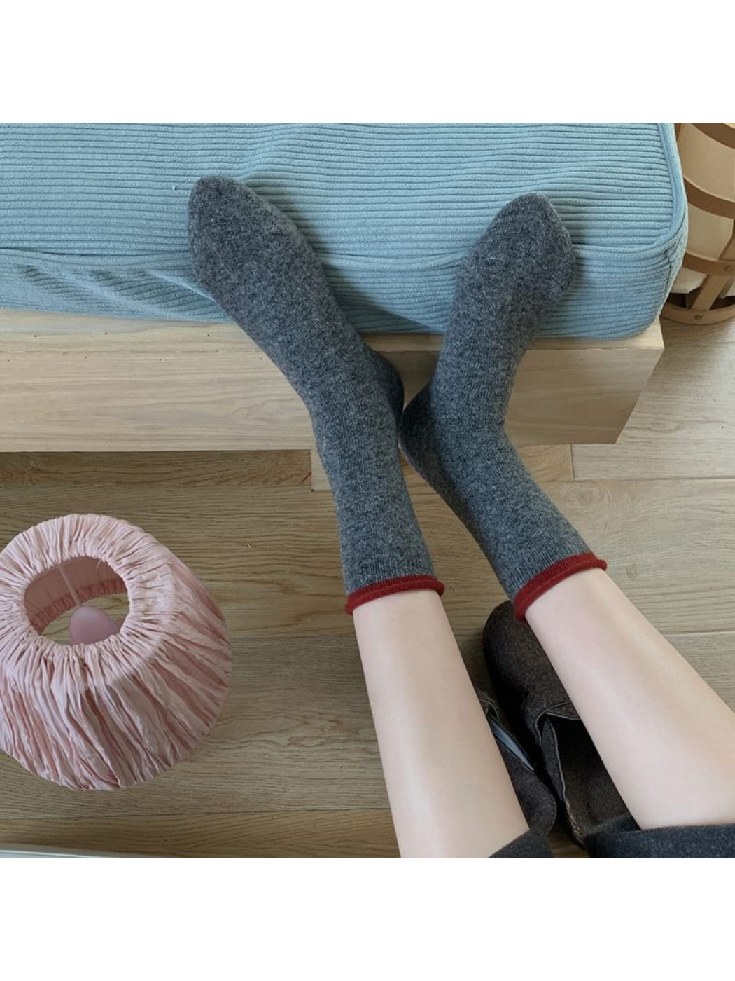 Rufia - Soft Roll-Edge Crew Socks