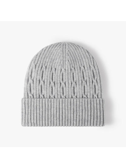Haila - Fleece-Lined Cable-Knit Cuffed Beanie