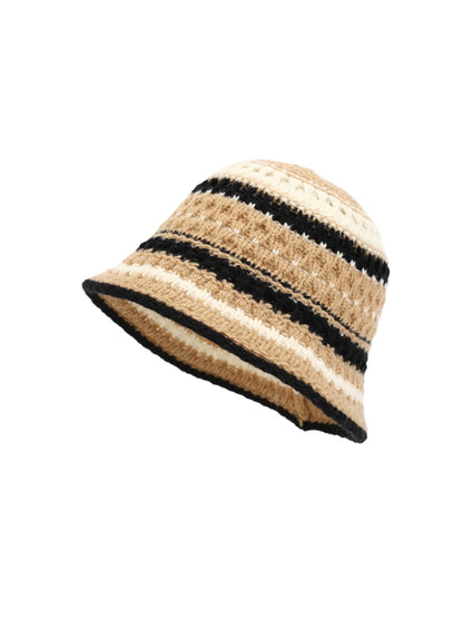 Haila – Color Block Stripe Bucket Hat